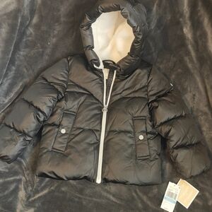 Michael Kors Toddler & Little Girls Satin Puffer Jacket 5/6 NWT
